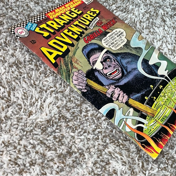 VINTAGE 1966 DC COMICS Strange Adventures Gorilla Witch Silver Age Comic #186 - Picture 5 of 10